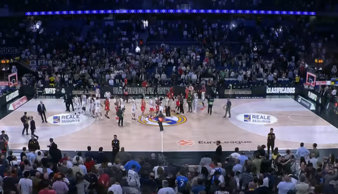 „Real“ ketvirtfinalio serijoje su „Hapoel“ apribos žiūrovų skaičių arenoje