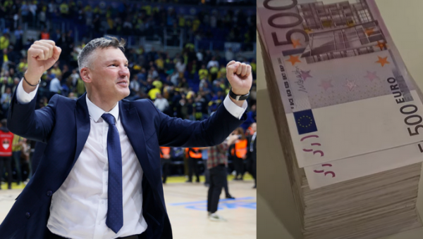 Solidi suma: už pergalę prieš „Žalgirį“ – piniginė paskata Š. Jasikevičiui