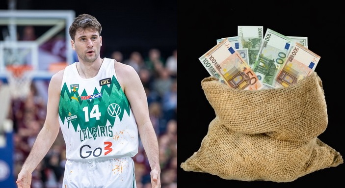 Skelbiama, kokiais pinigais „Žalgiris“ įtikino D. Slevą pratęsti sutartį