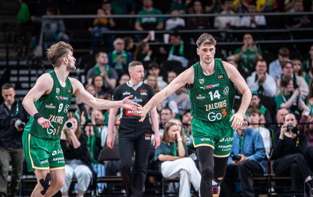 Lyderius patausojęs „Žalgiris“ nepasigailėjo 5 vietą užsitikrinusio „Lietkabelio“