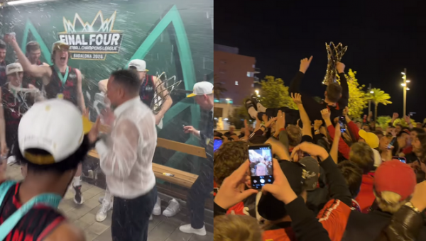 Pamatykite: „Ryto“ triumfo akimirkos po ČL finalo (VIDEO)