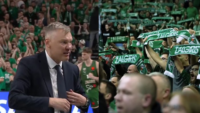 Š. Jasikevičius apie „Žalgirio“ fanus: „Tai parodo, koks miestas yra Kaunas“ 