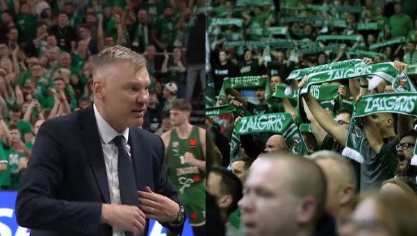 Š. Jasikevičius apie „Žalgirio“ fanus: „Tai parodo, koks miestas yra Kaunas“ 
