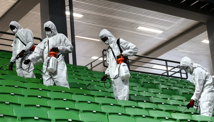 Po Eurolygos finalo ketverto „Panathinaikos“ dezinfekavo areną