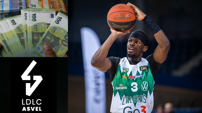 Aišku, dėl kokios sumos S. Francisco išmainė „Žalgirį“ į ASVEL 