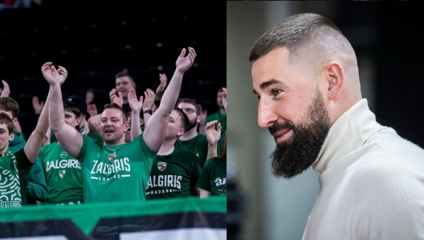 „Žalgirio“ fanų džiaugsmas dėl J. Valančiūno: „Finalo ketvertas – realus tikslas“