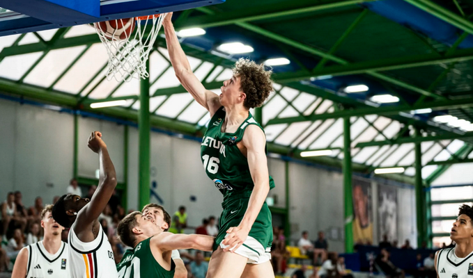 U18 Europos čempionato grupės etapo finiše – pralaimėjimas Vokietijos rinktinei