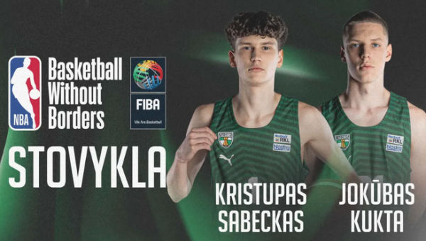 „Žalgirio“ duetas sulaukė kvietimo į prestižinę „NBA Basketball Without Borders“ stovyklą