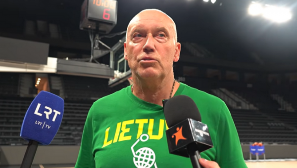 R. Kurtinaitis prieš rungtynes su turkais: „Spaudimas tikrai jaučiamas“
