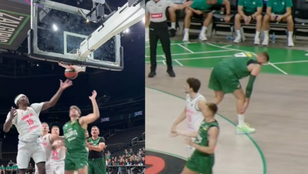 „Žalgiris“ sutriuškino „Sabah“, bet dėl traumos prarado J. Valančiūną