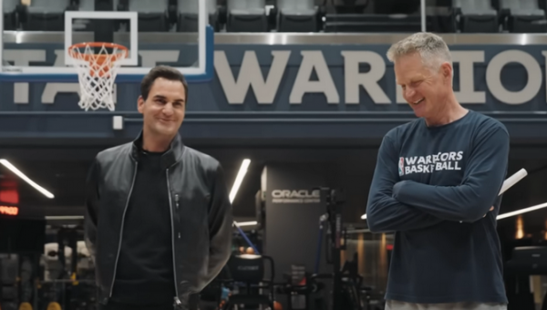 S. Kerras papasakojo, ko legendinis tenisininkas R. Federeris pamokė „Warriors“
