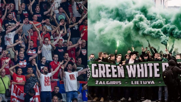 „Žalgirio“ fanams Belgrade teko atlaikyti serbų provokacijas