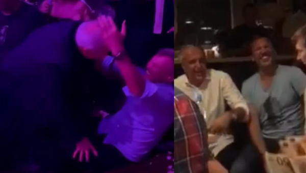 Internete plinta vaizdai iš vakarėlio su Šaru ir Obradovičiumi (VIDEO)