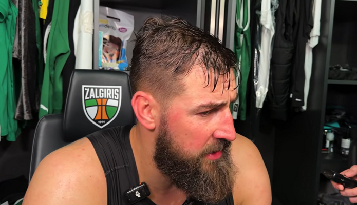 J. Valančiūnas: „Mes dar bandome susižaisti“ (VIDEO)